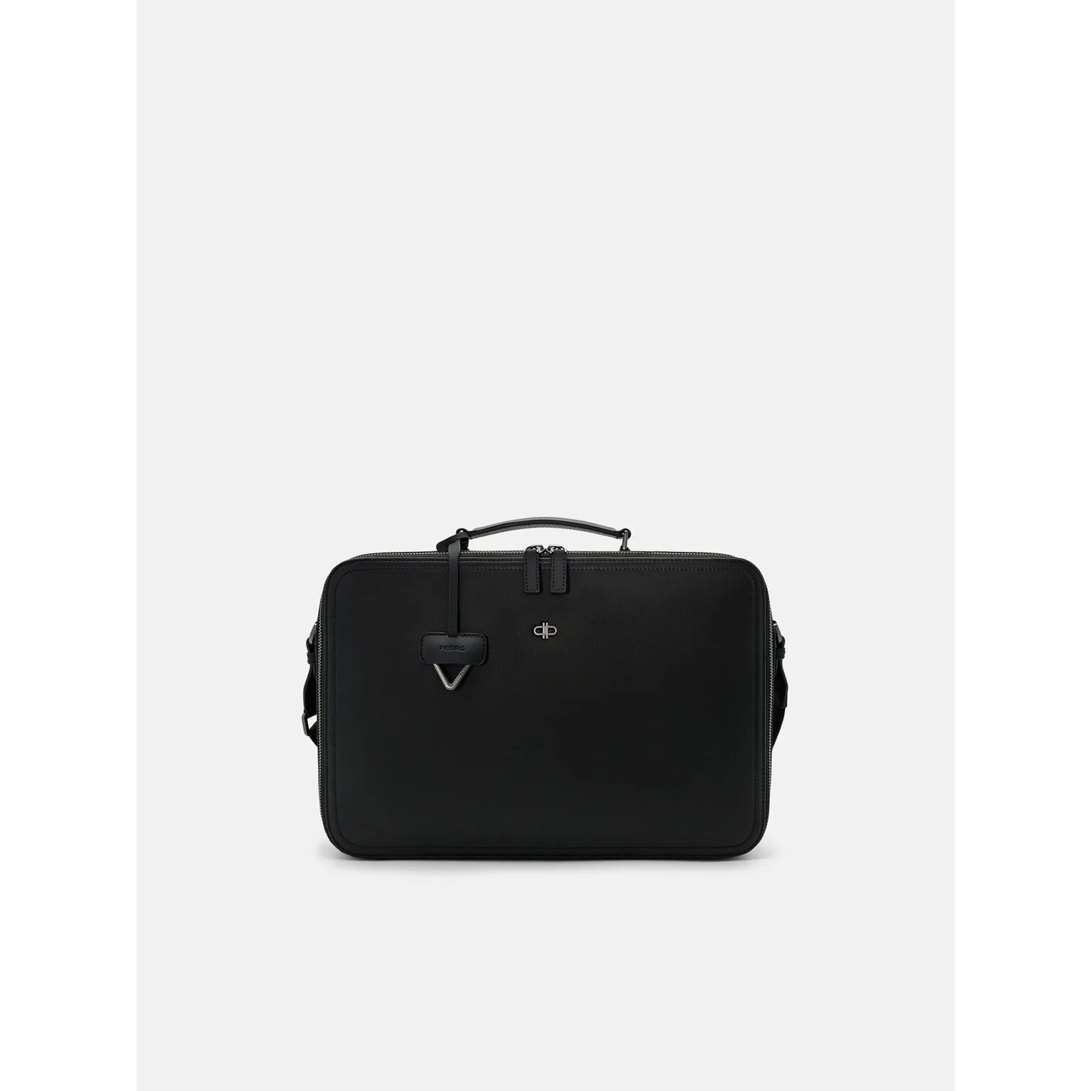 PEDRO Briefcase Kulit Drew Hitam
