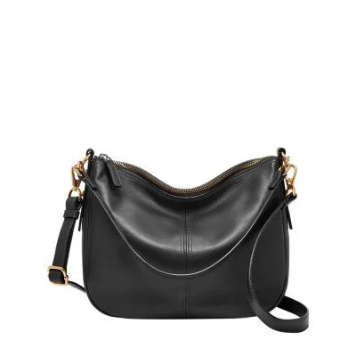 Fossil Jolie Leather Crossbody Bag Black