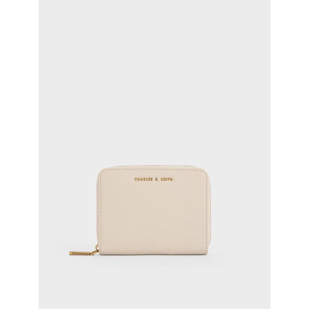 Charles & Keith Dompet Square Basic Ivory
