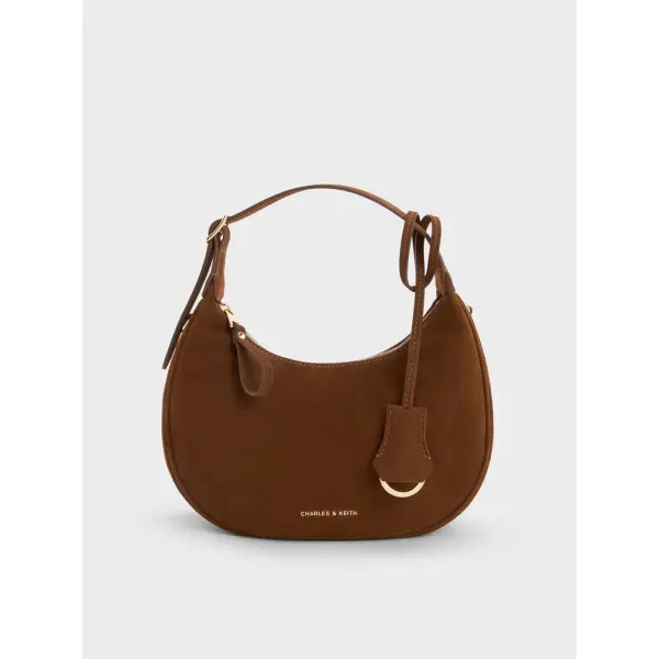 Charles & Keith Tas Hobo Faux Suede Vega