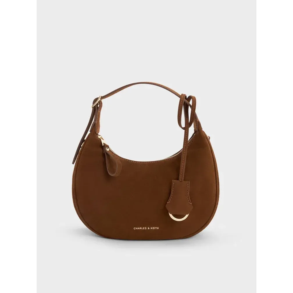 Charles & Keith Tas Hobo Faux Suede Vega