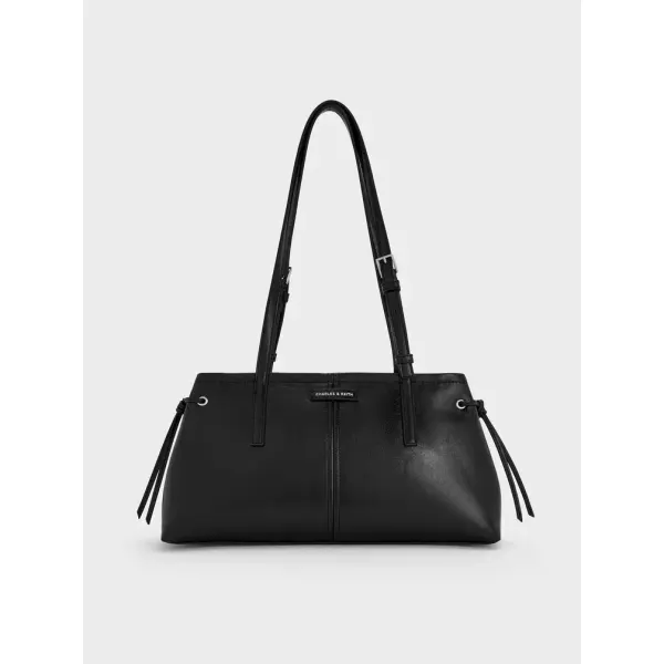 Charles & Keith Tas Bahu Elongated-Handle Noane